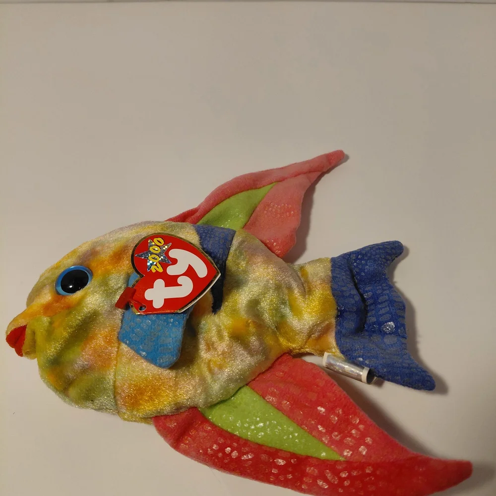 Colorful Plush Fish Toy for Pets